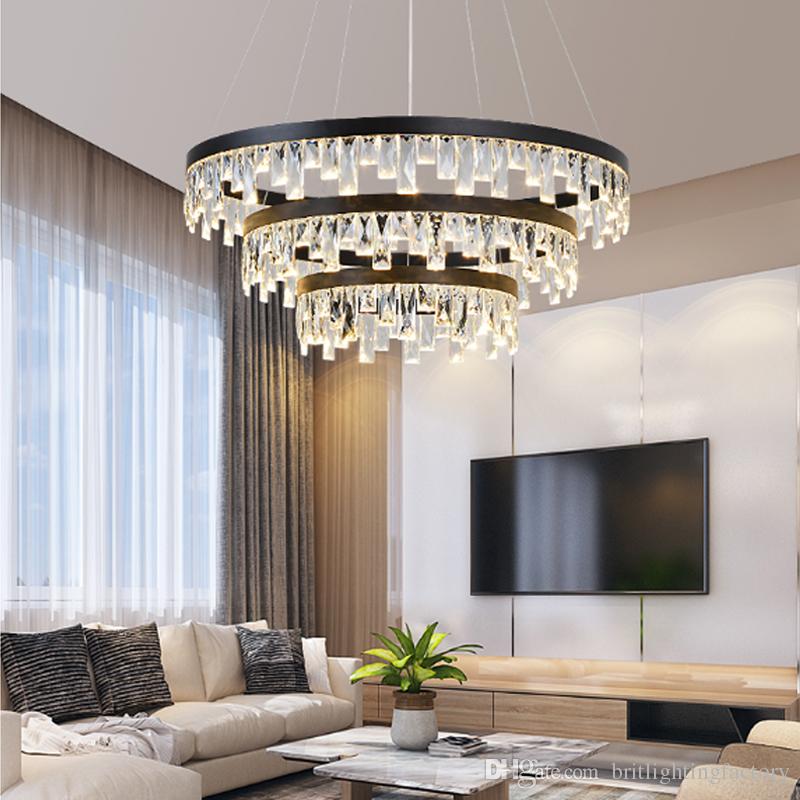 nordic crystal chandelier light dining room