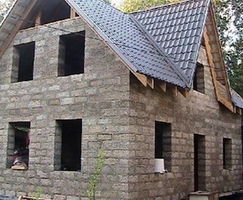 Строим дачный дом из арболитовых блоков
