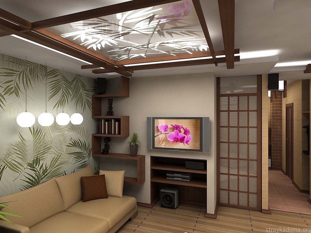 Японский дизайн интерьера квартиры