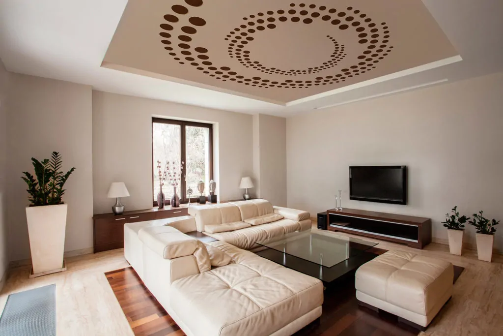 carved stretch ceiling example 1